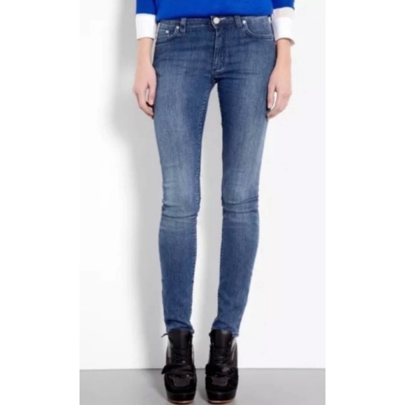 Acne Studio Flex Raw Reform Skinny Jeans